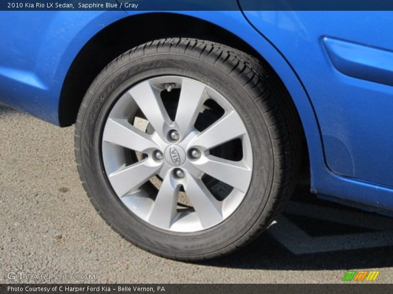 Sapphire Blue / Gray 2010 Kia Rio LX Sedan