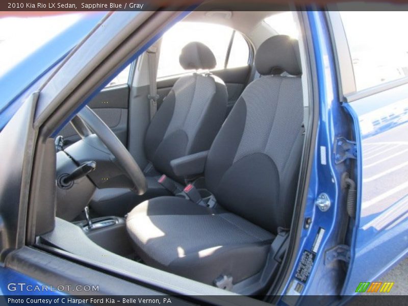 Sapphire Blue / Gray 2010 Kia Rio LX Sedan