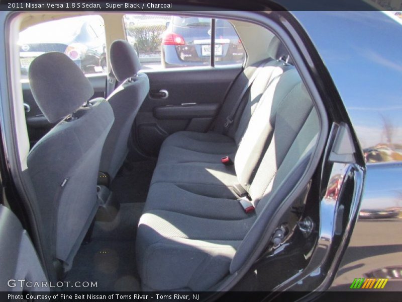 Super Black / Charcoal 2011 Nissan Versa 1.8 S Sedan