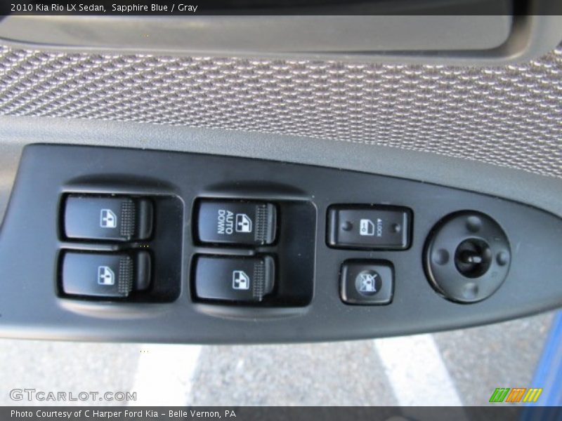 Sapphire Blue / Gray 2010 Kia Rio LX Sedan