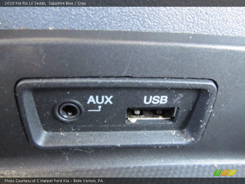 Sapphire Blue / Gray 2010 Kia Rio LX Sedan