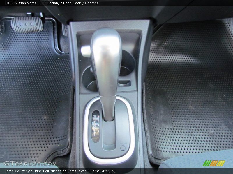 Super Black / Charcoal 2011 Nissan Versa 1.8 S Sedan