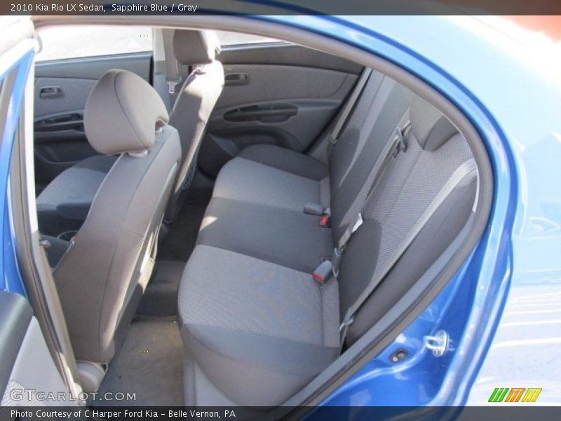 Sapphire Blue / Gray 2010 Kia Rio LX Sedan