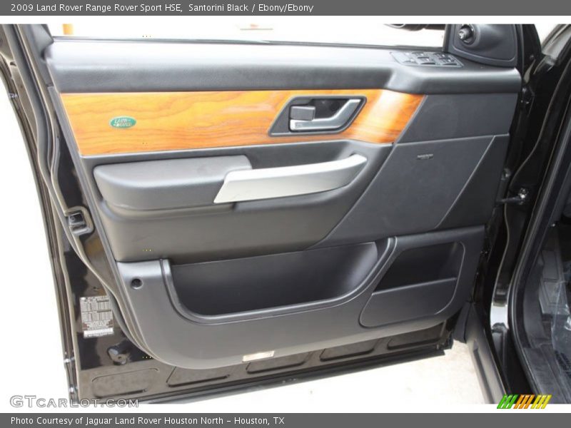 Santorini Black / Ebony/Ebony 2009 Land Rover Range Rover Sport HSE