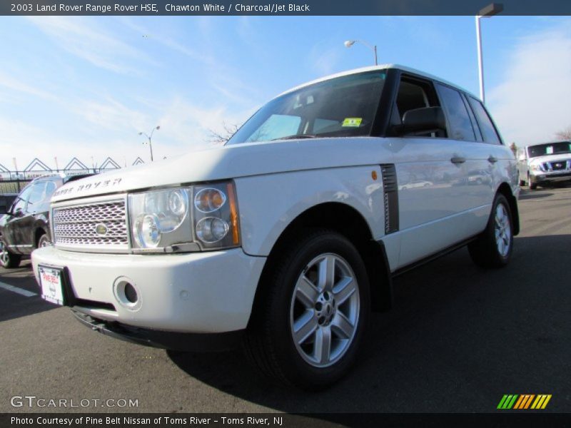 Chawton White / Charcoal/Jet Black 2003 Land Rover Range Rover HSE
