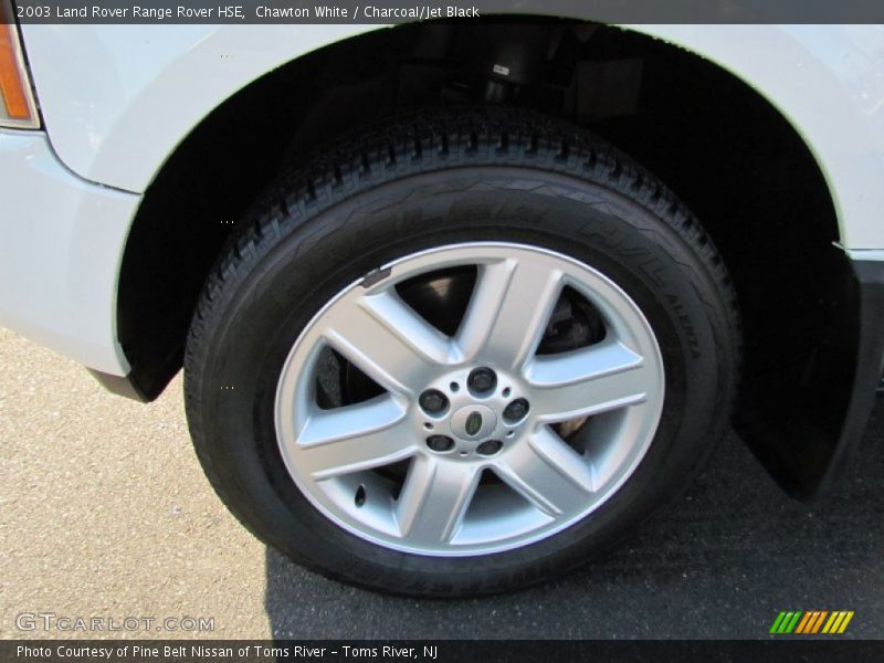 Chawton White / Charcoal/Jet Black 2003 Land Rover Range Rover HSE