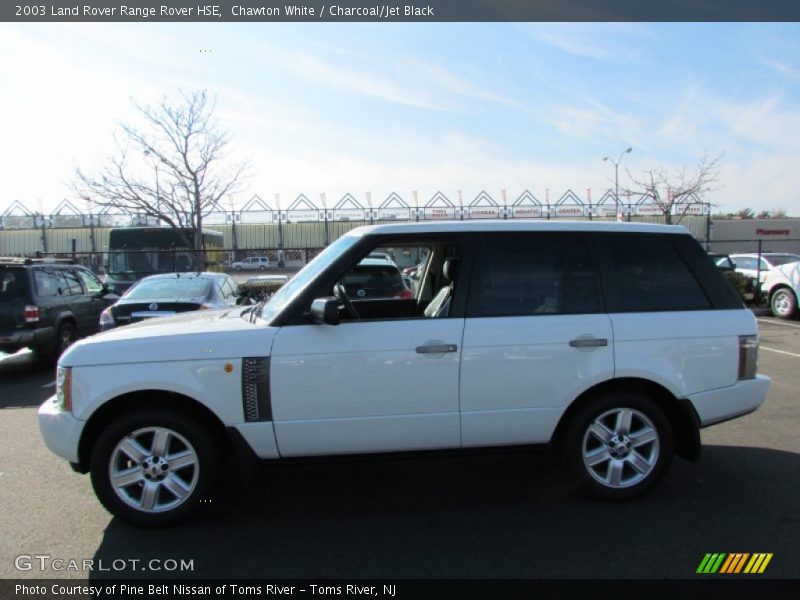 Chawton White / Charcoal/Jet Black 2003 Land Rover Range Rover HSE
