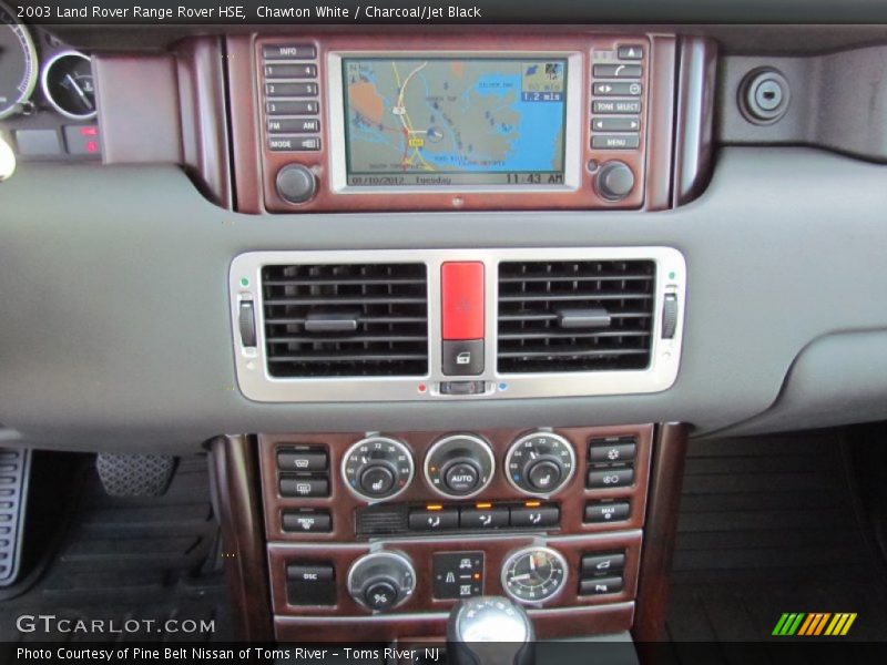 Chawton White / Charcoal/Jet Black 2003 Land Rover Range Rover HSE