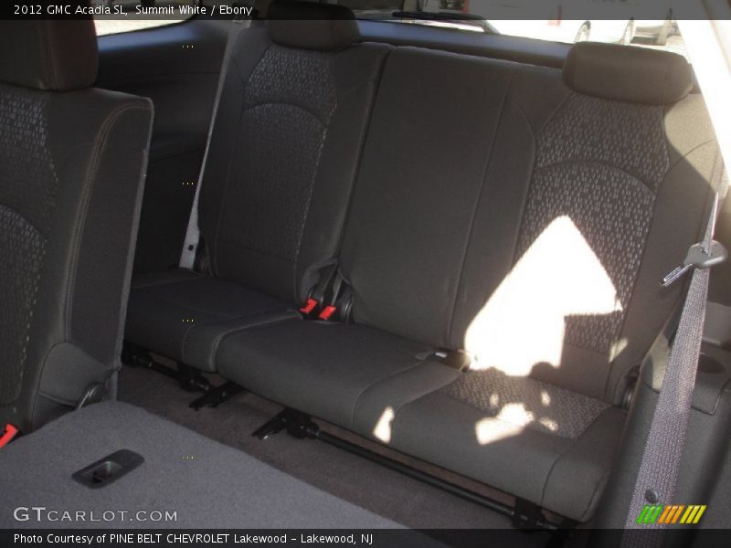 Summit White / Ebony 2012 GMC Acadia SL