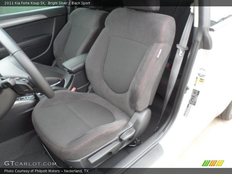  2011 Forte Koup SX Black Sport Interior
