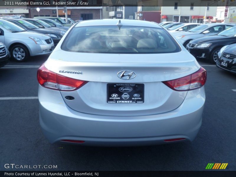 Radiant Silver / Gray 2011 Hyundai Elantra GLS