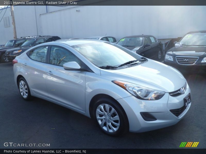 Radiant Silver / Gray 2011 Hyundai Elantra GLS