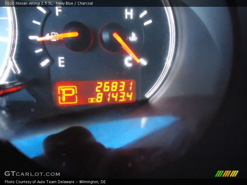 Navy Blue / Charcoal 2010 Nissan Altima 2.5 SL