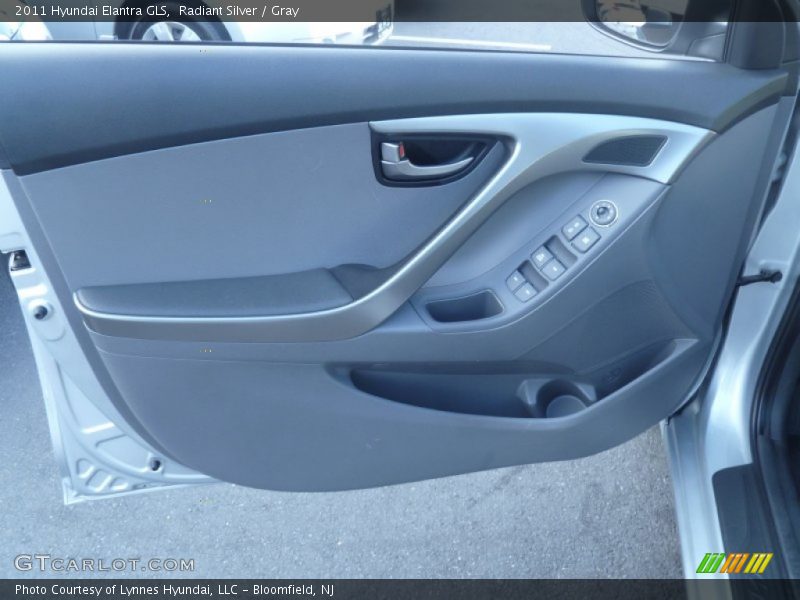Radiant Silver / Gray 2011 Hyundai Elantra GLS