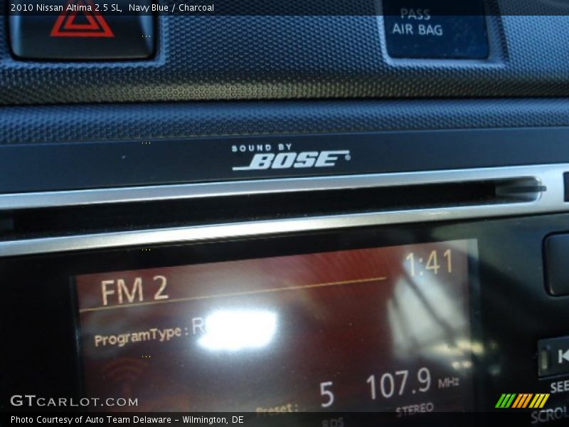 Navy Blue / Charcoal 2010 Nissan Altima 2.5 SL