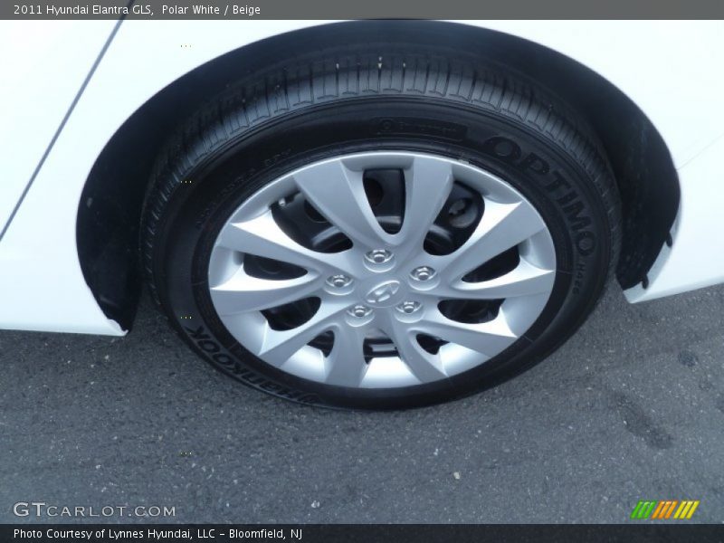 Polar White / Beige 2011 Hyundai Elantra GLS
