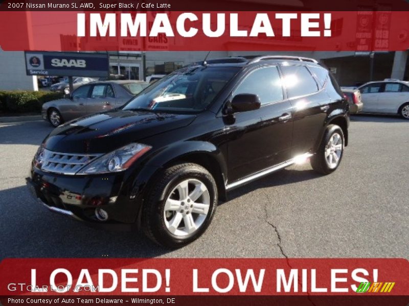Super Black / Cafe Latte 2007 Nissan Murano SL AWD