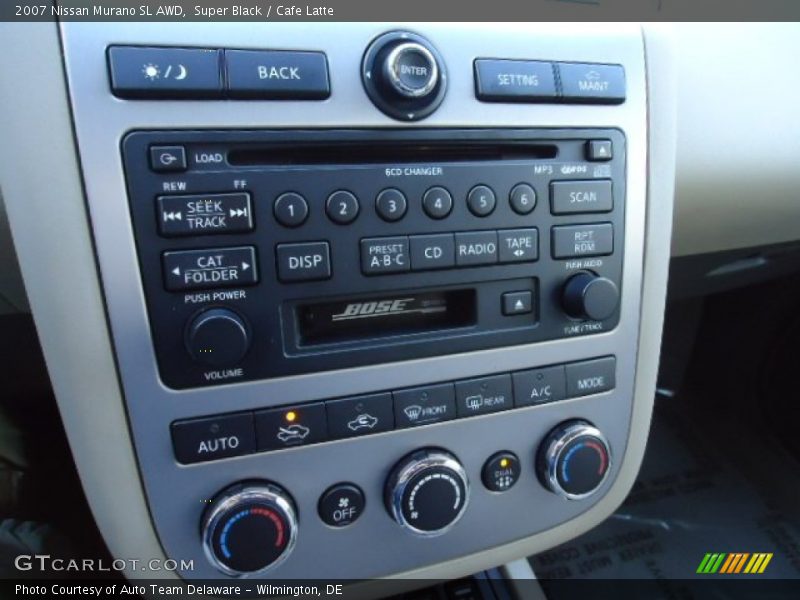 Super Black / Cafe Latte 2007 Nissan Murano SL AWD