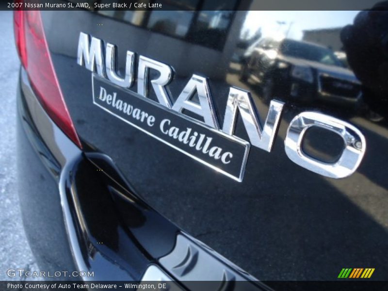 Super Black / Cafe Latte 2007 Nissan Murano SL AWD