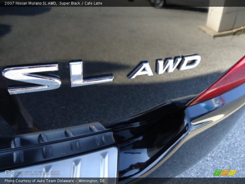 Super Black / Cafe Latte 2007 Nissan Murano SL AWD