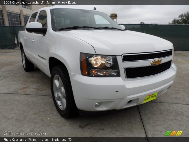 Summit White / Ebony 2008 Chevrolet Avalanche LT