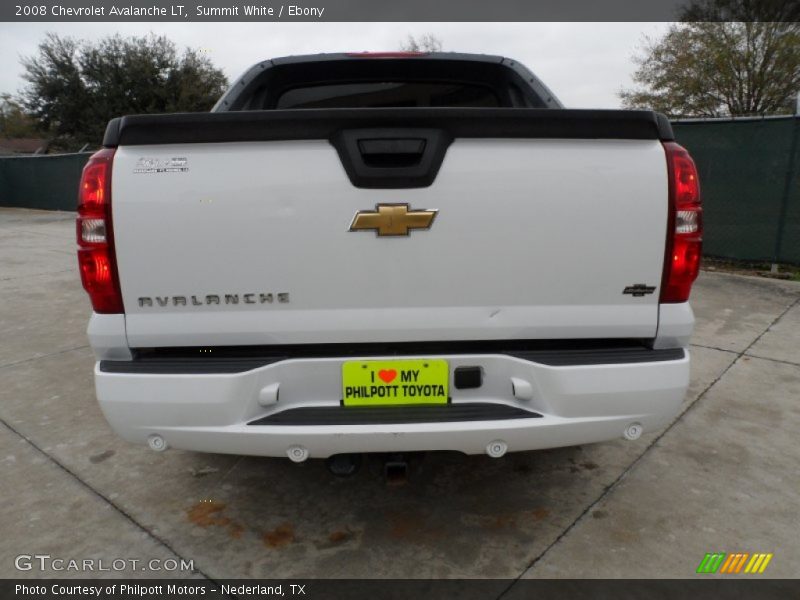 Summit White / Ebony 2008 Chevrolet Avalanche LT