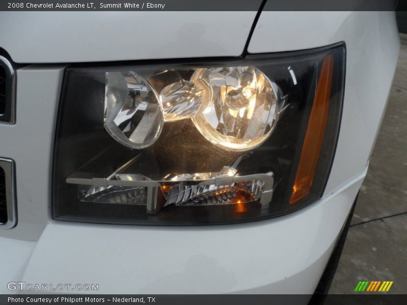 Summit White / Ebony 2008 Chevrolet Avalanche LT