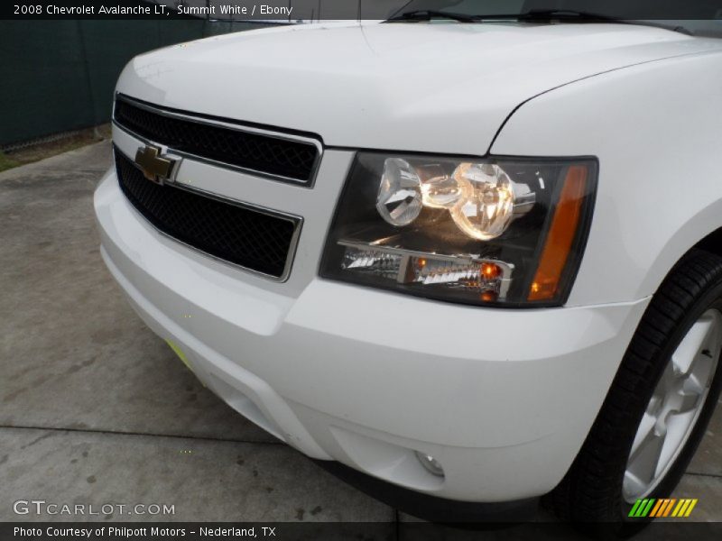 Summit White / Ebony 2008 Chevrolet Avalanche LT