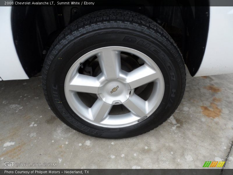 Summit White / Ebony 2008 Chevrolet Avalanche LT