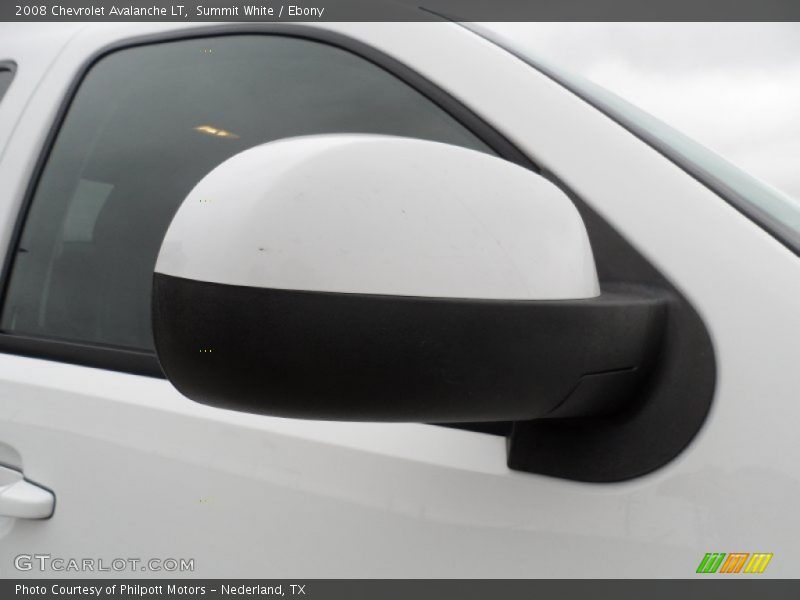 Summit White / Ebony 2008 Chevrolet Avalanche LT
