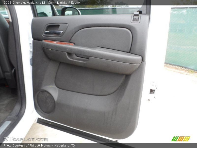 Summit White / Ebony 2008 Chevrolet Avalanche LT