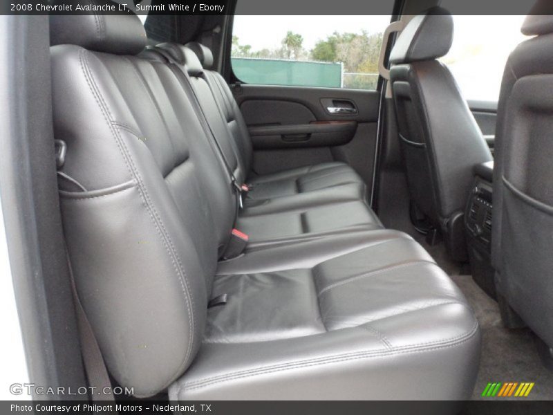 Summit White / Ebony 2008 Chevrolet Avalanche LT