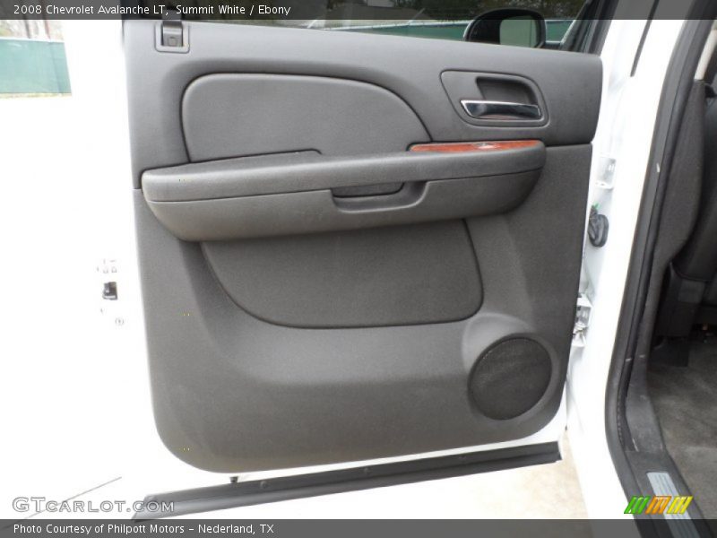Summit White / Ebony 2008 Chevrolet Avalanche LT