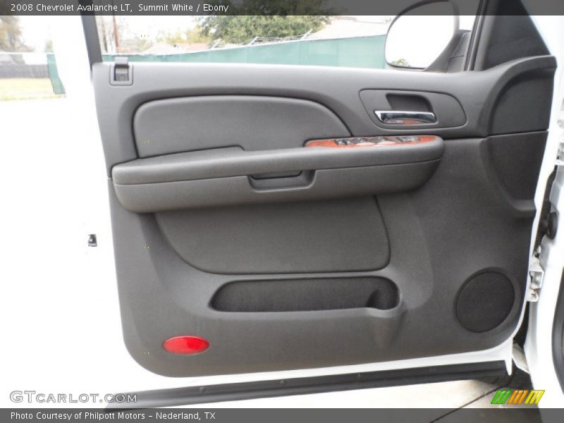 Summit White / Ebony 2008 Chevrolet Avalanche LT