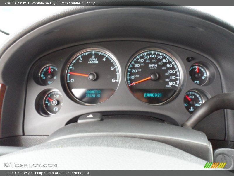  2008 Avalanche LT LT Gauges