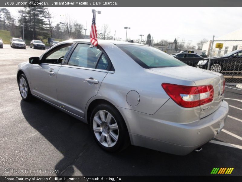 Brilliant Silver Metallic / Dark Charcoal 2009 Lincoln MKZ Sedan