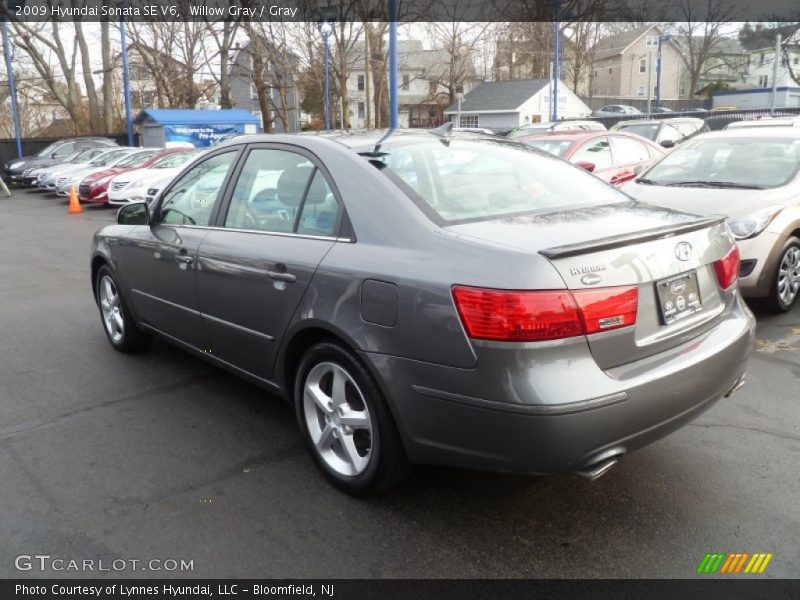 Willow Gray / Gray 2009 Hyundai Sonata SE V6
