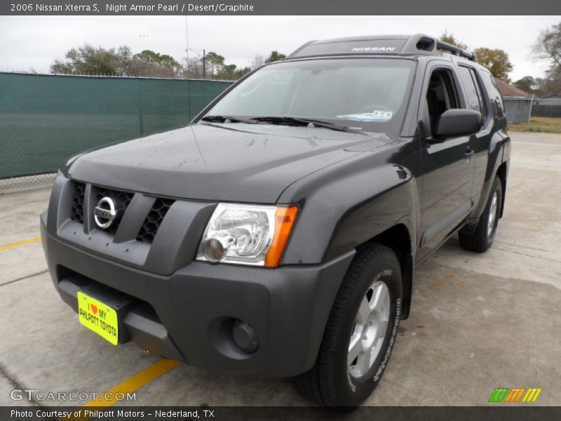 Night Armor Pearl / Desert/Graphite 2006 Nissan Xterra S