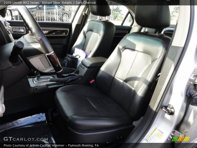 Brilliant Silver Metallic / Dark Charcoal 2009 Lincoln MKZ Sedan