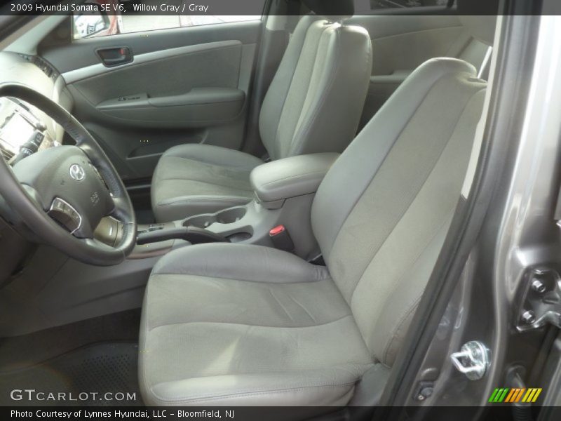 Willow Gray / Gray 2009 Hyundai Sonata SE V6