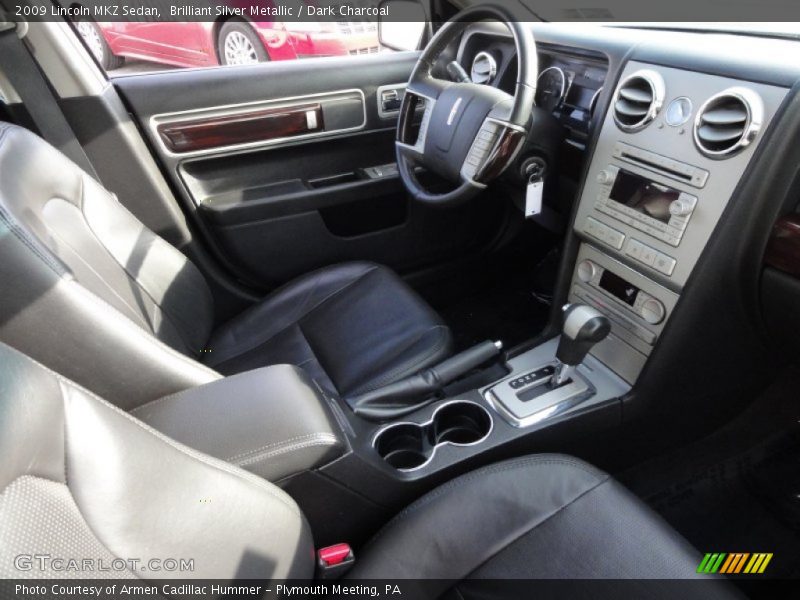 Brilliant Silver Metallic / Dark Charcoal 2009 Lincoln MKZ Sedan