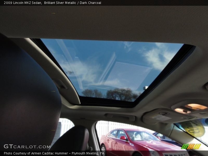 Brilliant Silver Metallic / Dark Charcoal 2009 Lincoln MKZ Sedan