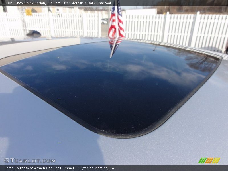Brilliant Silver Metallic / Dark Charcoal 2009 Lincoln MKZ Sedan