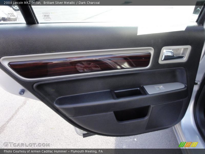 Brilliant Silver Metallic / Dark Charcoal 2009 Lincoln MKZ Sedan