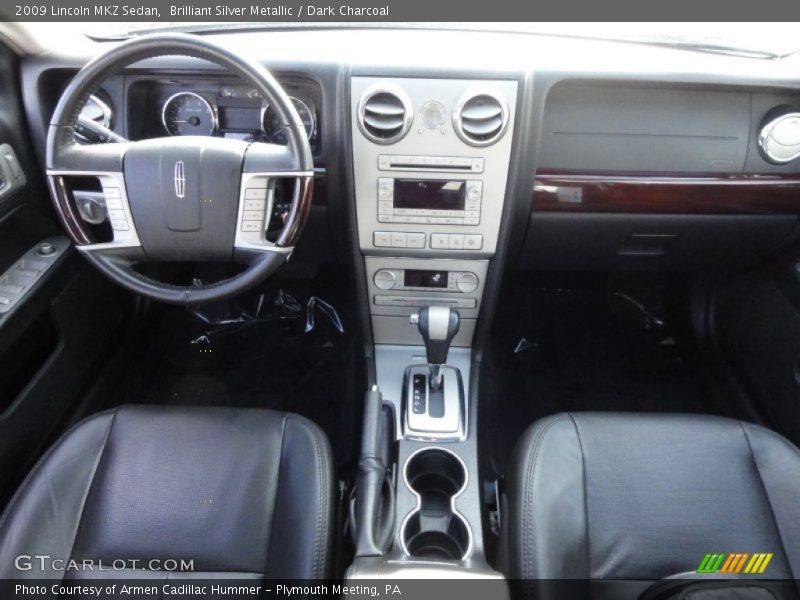 Brilliant Silver Metallic / Dark Charcoal 2009 Lincoln MKZ Sedan
