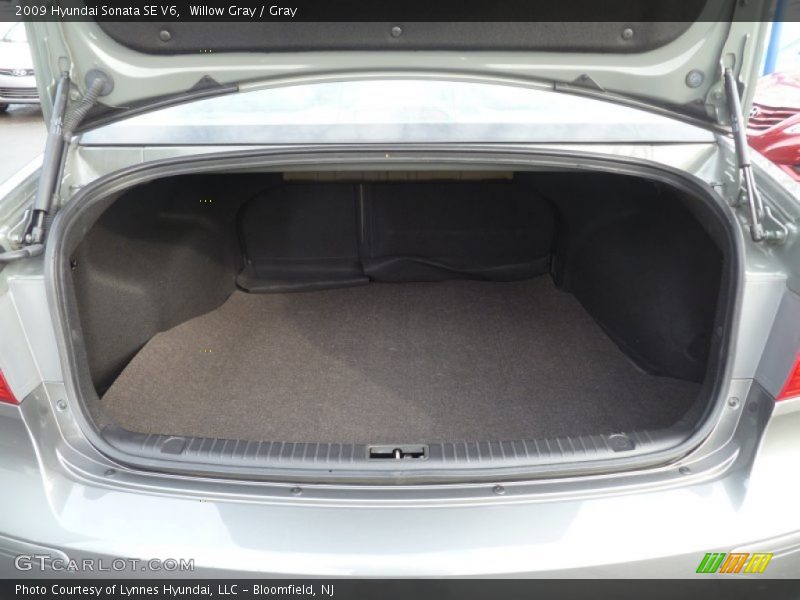 Willow Gray / Gray 2009 Hyundai Sonata SE V6