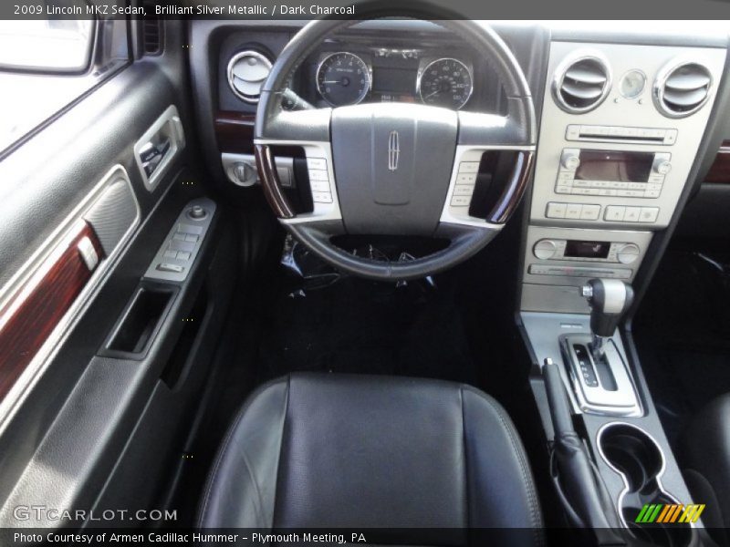 Brilliant Silver Metallic / Dark Charcoal 2009 Lincoln MKZ Sedan