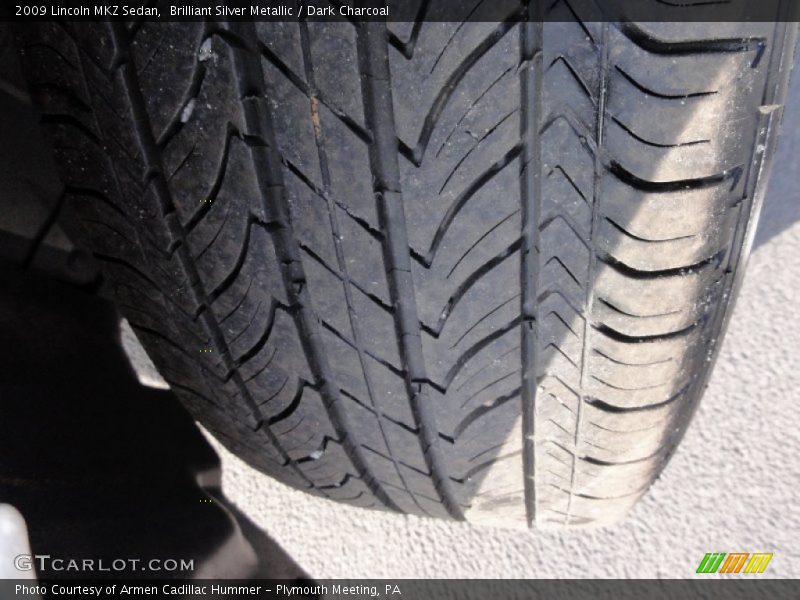 Brilliant Silver Metallic / Dark Charcoal 2009 Lincoln MKZ Sedan