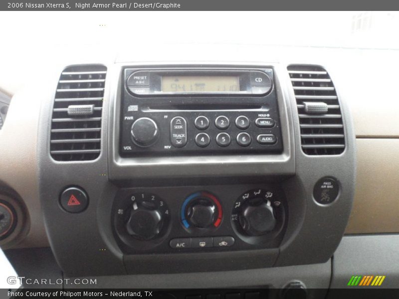 Night Armor Pearl / Desert/Graphite 2006 Nissan Xterra S