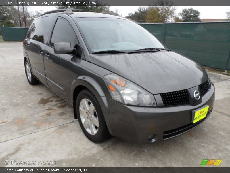 Smoke Gray Metallic / Gray 2005 Nissan Quest 3.5 SE